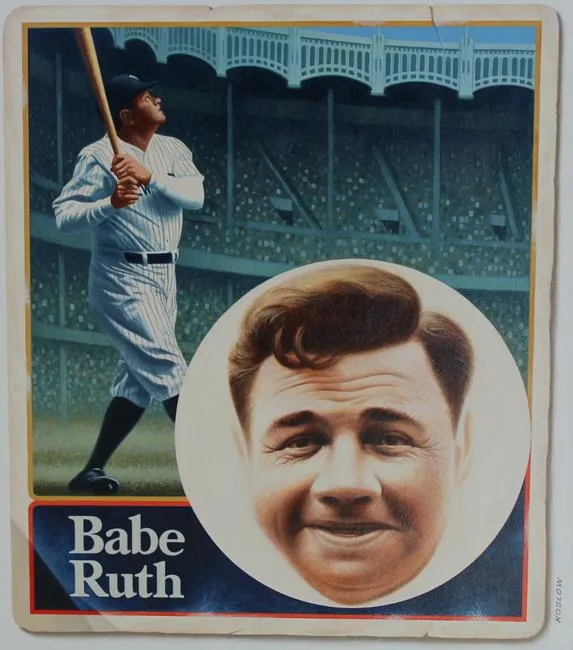 Babe Ruth by Howard Koslow, Acrylic on Illustration Board, sold Jul 2020