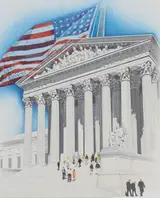 Jim Butcher, Flag over Supreme Court