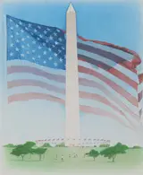 Jim Butcher, American Flag over Washington Monument