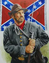 Chris Calle, Civil War - Confederate Soldier