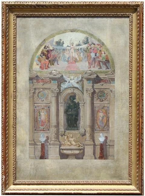 He considered it a most important asset to an artist's knowledge, especially when drawing figures in action from imagination. by Jean-Paul Laurens, oil on canvas, offered Aug 2020