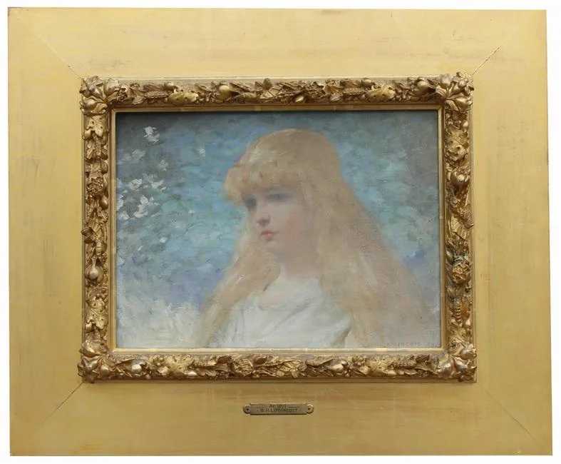 William Henry Lippincott, An Idyl, oil on canvas