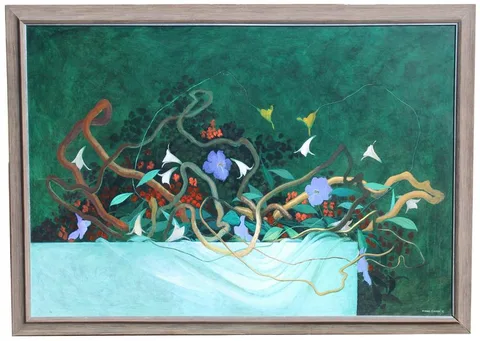 Bernard sejourne, Untitled, Oil on Masonite
