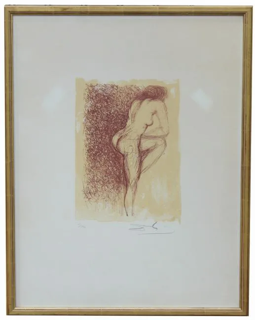 Untitled by Salvador Dalí, Lithograph, sold Aug 2020