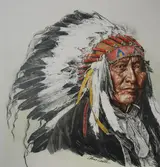 Chris Calle, Cheyenne Headdress