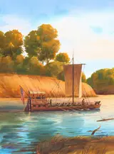 Tom McNeely, On the River Leaving St. Louis
