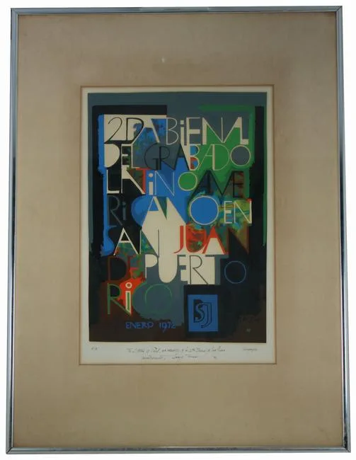Untitled by Lorenzo Homar, Serigraph, sold Aug 2020