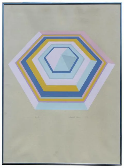 Untitled by Jennett Lam, 1979, Lithograph, offered Aug 2020