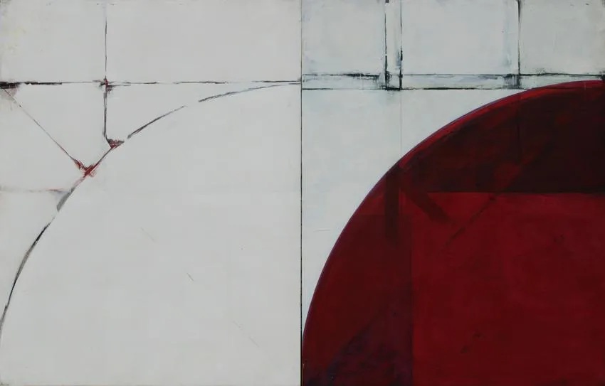 Untitled by Jerry Byrd, Oil on board, offered Aug 2020