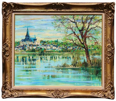Jean Monneret, Untitled, Oil on canvas