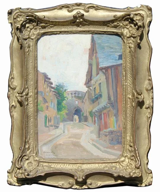 Emile Baudoux, Untitled, Oil on panel
