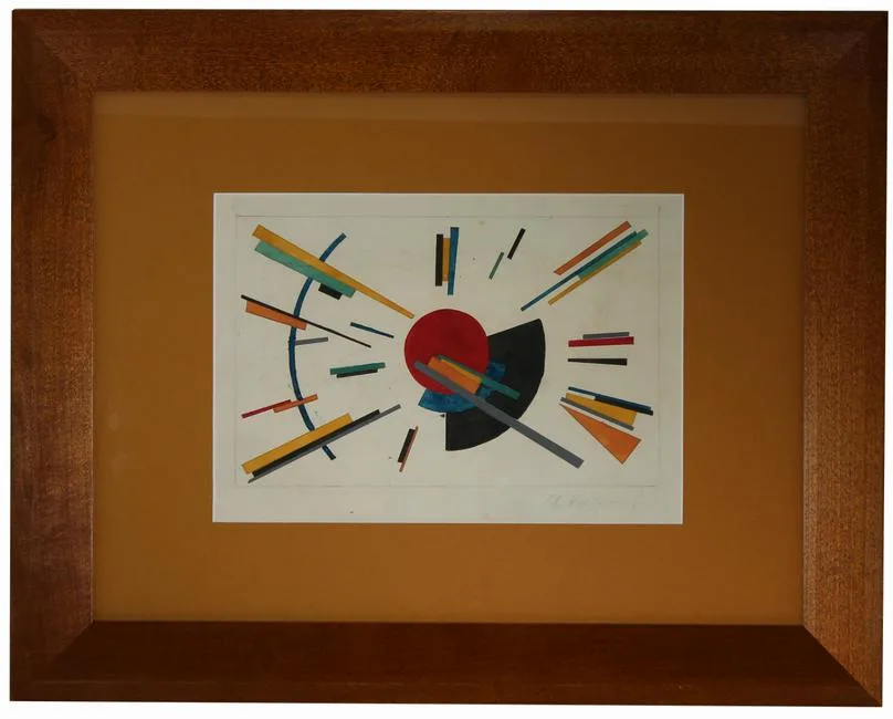 Ivan Kudriashev, Untitled, mixed media on paper