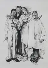 Norman Rockwell, Barbershop Quartet