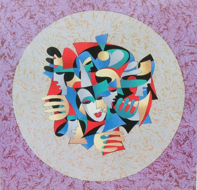 Untitled by Anatole Krasnyansky, Serigraph, offered Aug 2020