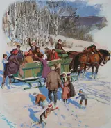 Mel Crawford, A Pause in the Sleigh Ride