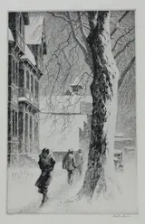 Martin Lewis, Winter on White Street