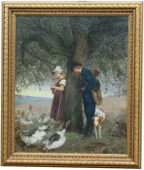 Alphonse Gaudefroy, Untitled, oil on canvas