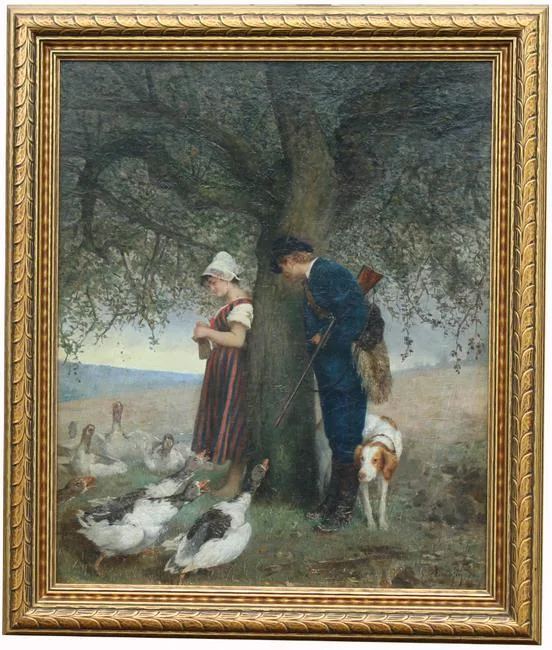 Alphonse Gaudefroy, Untitled, oil on canvas