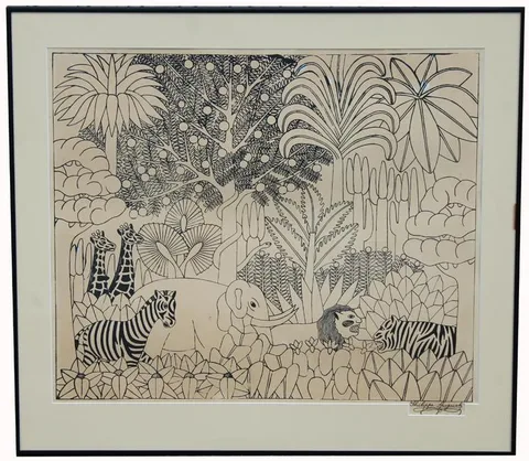 Salnave Philippe-Auguste, Untitled, ink