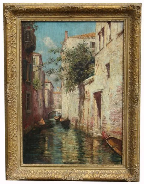 Arthur Trevor Haddon, Untitled, Oil on board