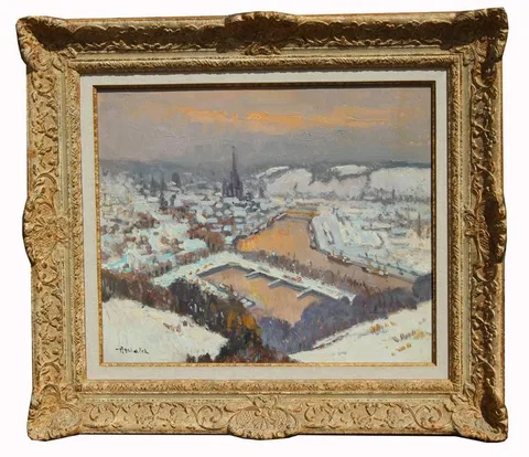 Albert Malet, Canteleu, Oil on canvas