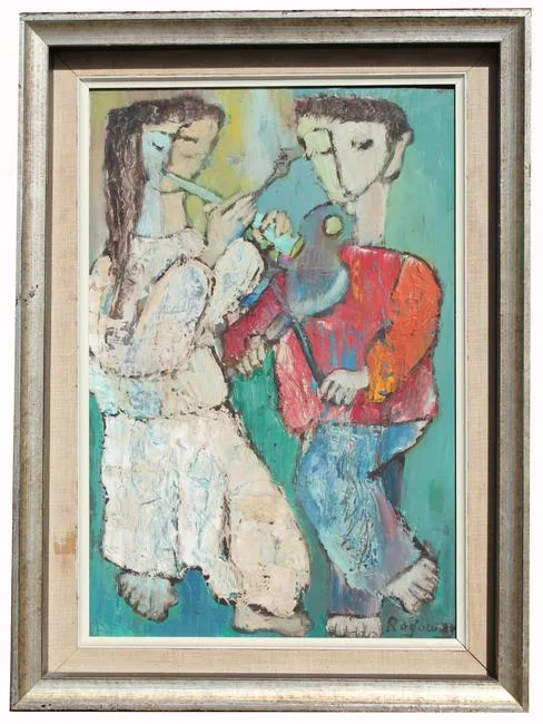 Alfred Rogoway, Untitled, Oil on Board