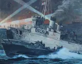 Raid on Saint-Nazaire, Helmuth Stone Gallery 2020