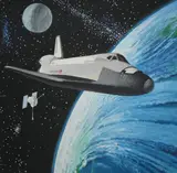 Jim Butcher, Space Shuttle Landing