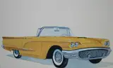 1958 Thunderbird Convertible, Helmuth Stone Gallery 2020