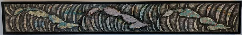Untitled by Ibrahim Miranda, Ink, crayon and watercolor, offered Oct 2020