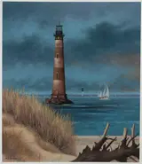 Howard Koslow, South Carolina's Morris Island Lighthouse