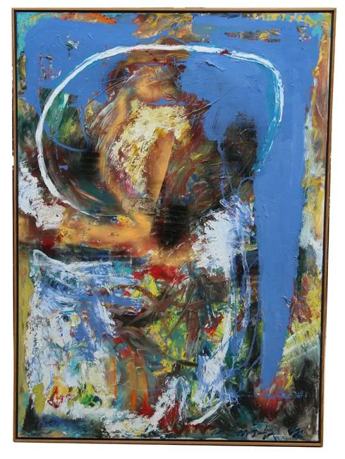 Thomas Koether, Private Circle, Oil on Canvas