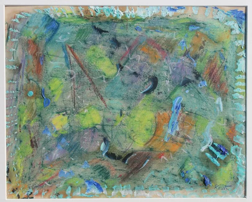Thomas Koether, Patterns for Spring, Oil / Pastel on Paper