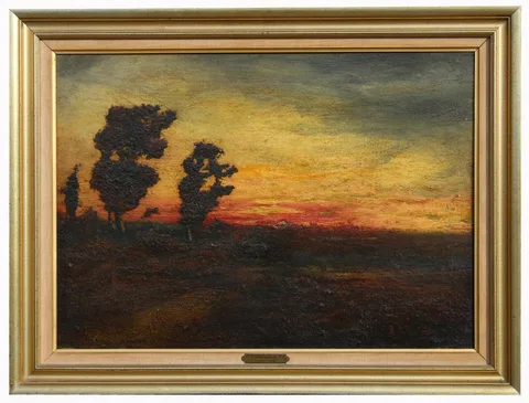 Ralph Albert Blakelock, Untitled, Oil on cradled panel