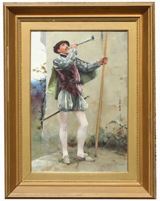 Frank Wright Bourdillon, Untitled, 1889, Oil on canvas