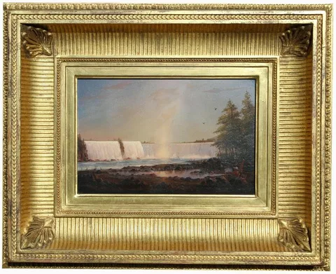 William R. Davis, Artist View of Niagara, Oil on canvas