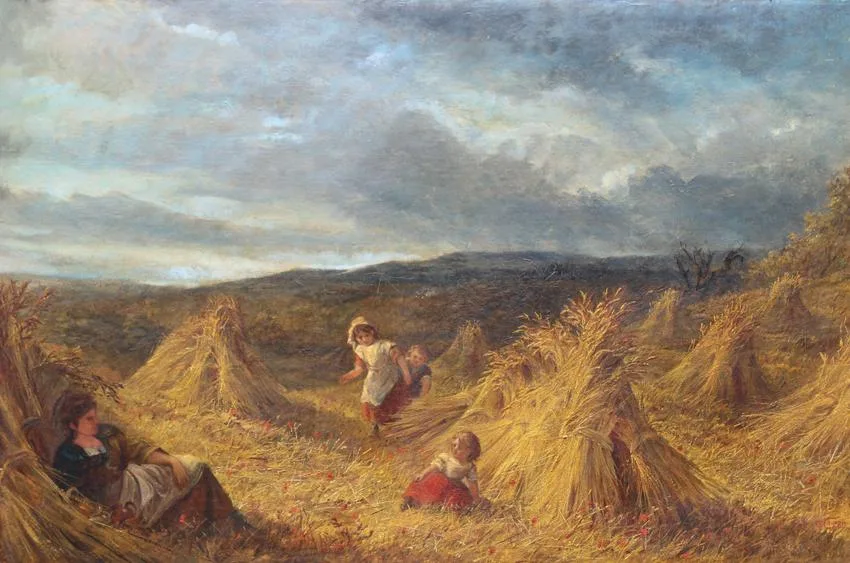 Untitled by George Vicat Cole, Oil on Canvas, sold Nov 2020