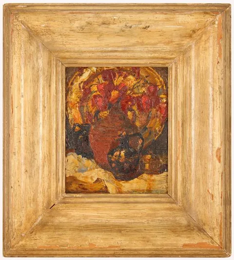 Otto Bierhals, Untitled, Oil on board