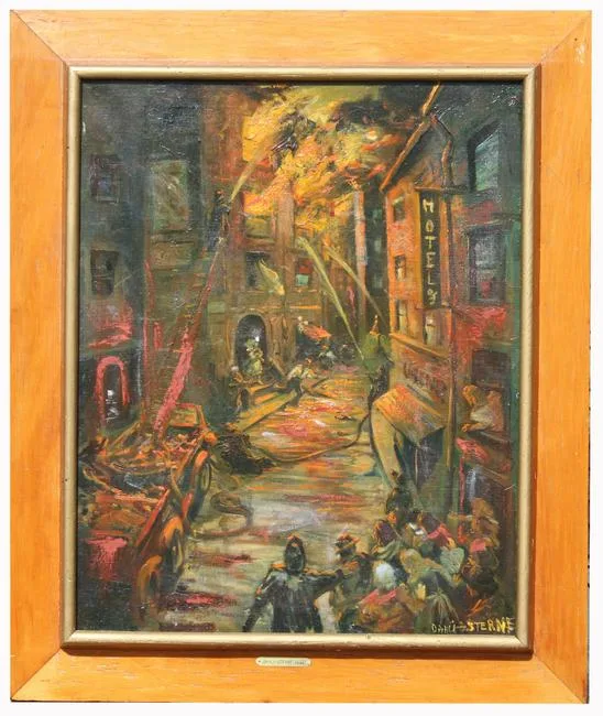 Untitled by Dahli Sterne, Oil on canvas, sold Nov 2020