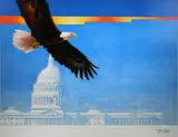 David K. Stone, Eagle over United States Capitol Building