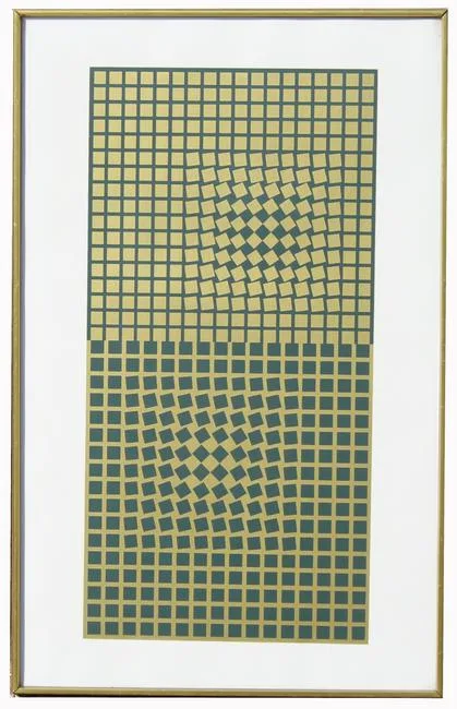 Untitled by Victor Vasarely, lithograph, offered Nov 2020