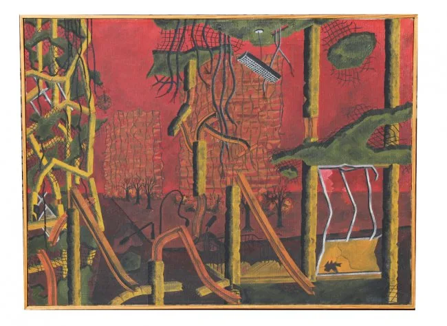 PRE 9/11 by Joseph E. Krois Jr., Oil on Canvas, offered Nov 2020