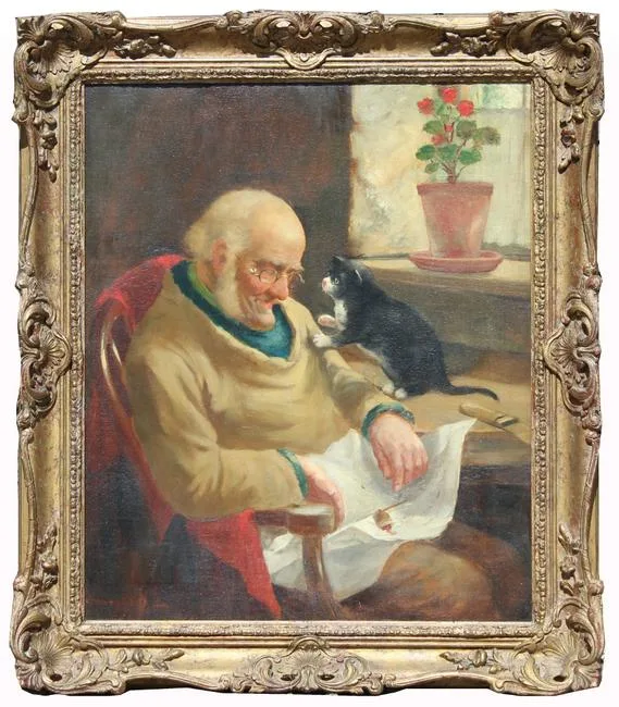 Untitled by David W. Haddon, Oil on canvas, offered Nov 2020