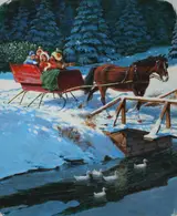 Mel Crawford, Sleigh Ride to Get Christmas Tree