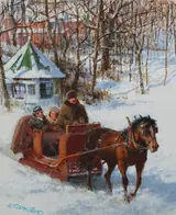 Mel Crawford, A Winter Sleigh Ride
