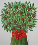 Erik Nitsche, Christmas - Mistletoe Boughs