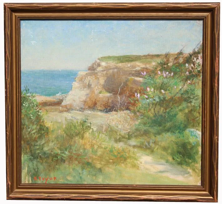 Untitled by Kate Tryon, Oil on board, offered Nov 2020