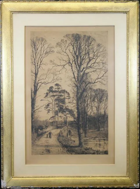 Untitled by Fred Slocombe, 1886, Etching, offered Nov 2020