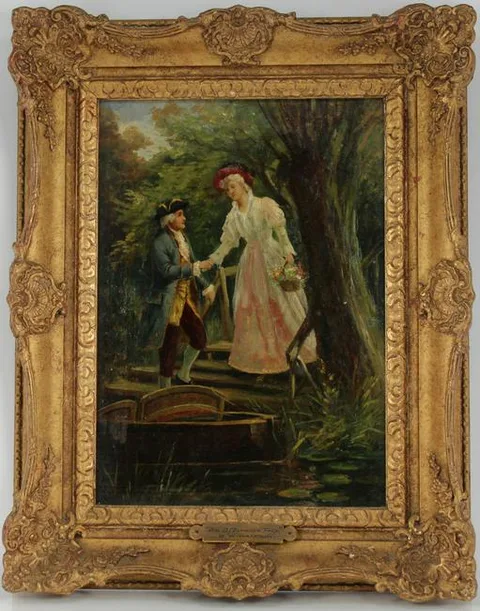 David W. Haddon, An Afternoon Trip, Oil on canvas