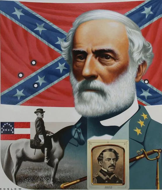 Howard Koslow, Robert E. Lee, Acrylic on Illustration Board